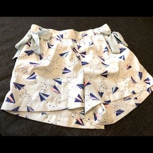 Aerie baby blue bow detail boxer shorts